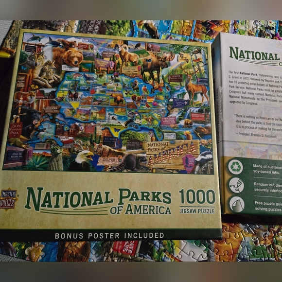 Master Pieces Other - Master Pieces National Parks Of America 1000 Piece Jigsaw Puzzle GUC
